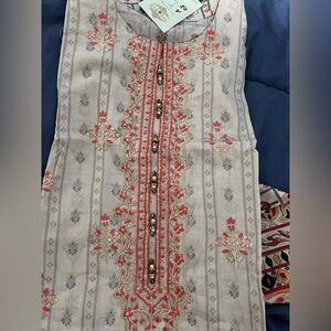 Elegant Embroidered Long Sleeve Dress